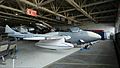 De Havilland Vampire cropped at the Alberta Aviation Museum