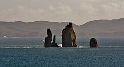 The Drongs as seen from Braewick