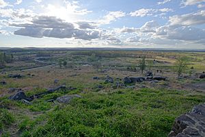 Gettysburg battlefield in 2019