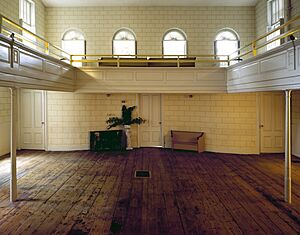 Interior of the African meeting house