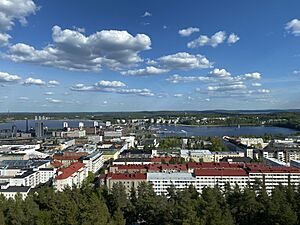 Jyväskylä summer view from Harju