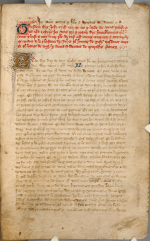 Le Livre de Seynt Medicines, f.1r