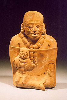 Mayan woman with child