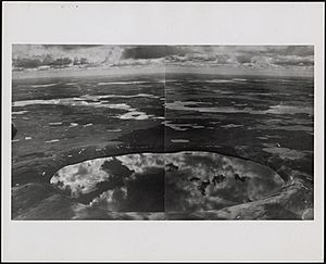 Air photo of Pingualuit Crater