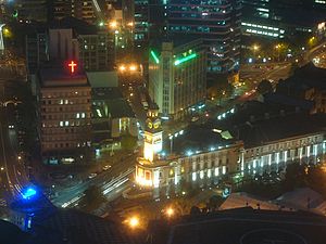 Auckland Town Hall At Night