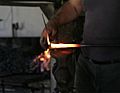 Blacksmith at work