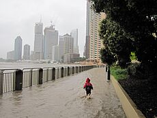 Brisbane City Flooded 2011