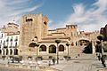 Caceres Spain Plaza Mayor Arco.jpg