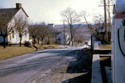 Clarkson, looking south towards Clarkson Presbyterian Church