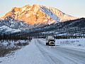 Dalton truck and Sukakpak Mountain