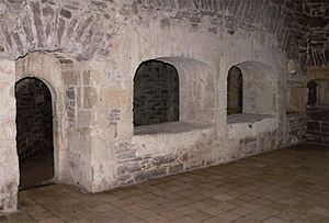 Doune Castle - kitchen