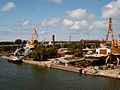 Dry docks of the Liepāja Northern Shipyard in 2006