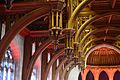 Hammerbeam roof in the Great Hall of the Wills Memorial Building