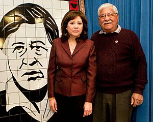 Hilda Solis and Richard Chavez