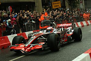 Jenson Button Manchester 2011