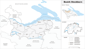 Location of Steckborn District