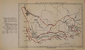 Map of the Dutch Cape Colony in 1795