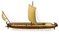 Model of a greek trireme