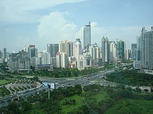 Nanning skyline 2008