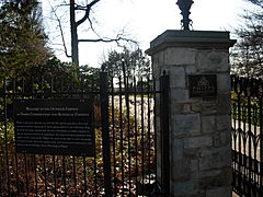 Phipps conservatory outdoor gardens gate