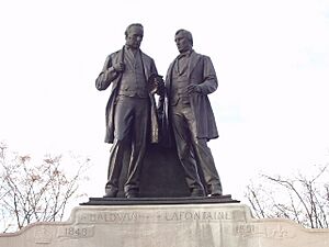 Statue of Baldwin and Lafontaine