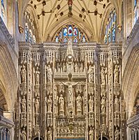 Winchester Cathedral reredos post restoration