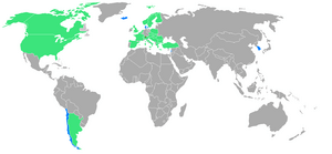 1948 Winter Olympics countries