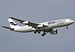 Airbus A340 Finnair OH-LQE SIN June 2011