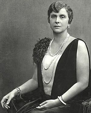 Photograph of Princess Andrew at around age 35