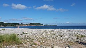 Cape Breton HIghlands National Park Freshwater Lake barrier beach