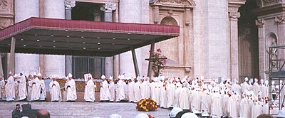 Catholic bishops at papal funeral