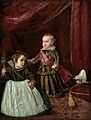 Diego Rodríguez de Silva y Velázquez - Don Baltasar Carlos with a Dwarf - Google Art Project