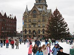 Ice-skating-Clinton-Square-Syracuse