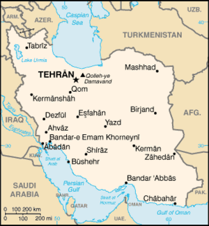 Iran map