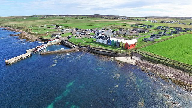 John O'Groats from the air