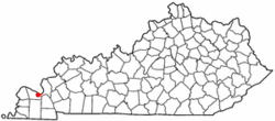 Location in Kentucky