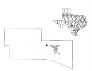 Location of Ingram, Texas