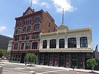 Plaza House and Vickrey-Brunswig Building.