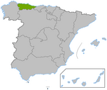 Localización Asturias