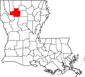 Location within the U.S. state of Louisiana