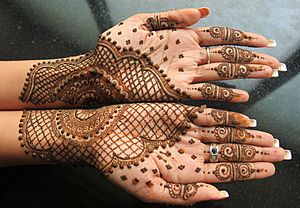 Mehndi front