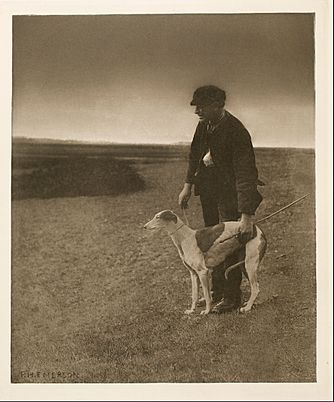 Peter Henry Emerson - The Poacher - A Hare in View - Google Art Project