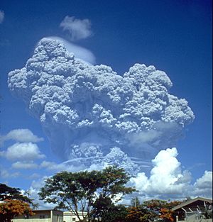 Pinatubo91eruption clark air base