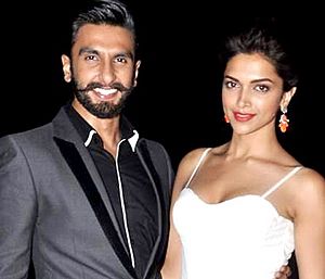 Ranveer-Deepika at Ram Leela screening