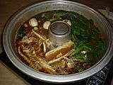 Teochew Hotpot (prepared in Clovis California) 潮州火鍋（在加利福尼亞克洛維斯市製備）