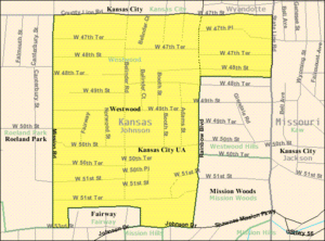 Westwood-ks-map