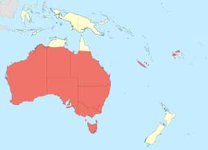 Xanthagrion erythroneurum distribution map.svg