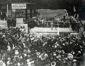 Alumni Memorial Hall cornerstone laying