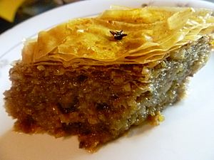 Baklava kymi greece