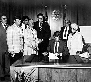 Billy Davis In Arizona Governor Bruce Babbitt Office